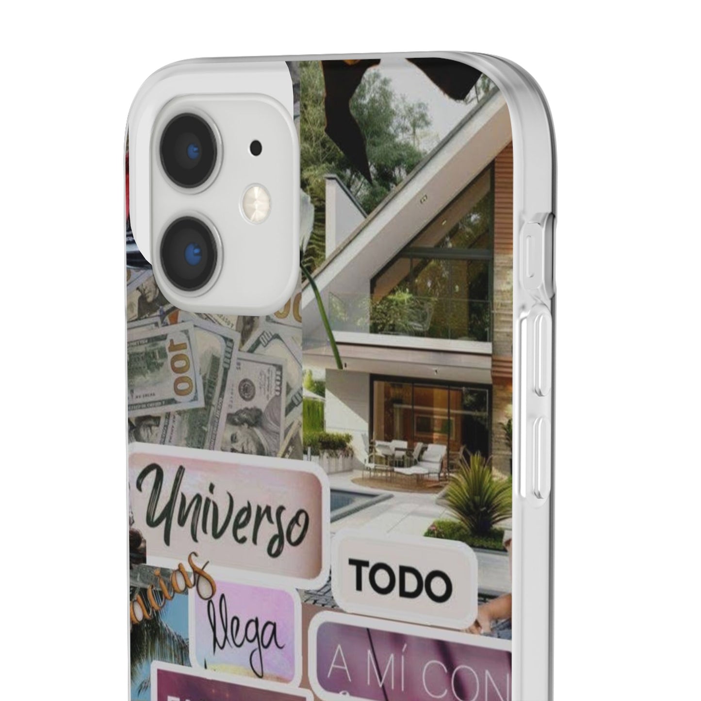 Vibrant Flexi Phone Case with Inspirational Quotes, Bohemian Style, Perfect Gift for Friends, Travelers, Birthdays, Everyday Use