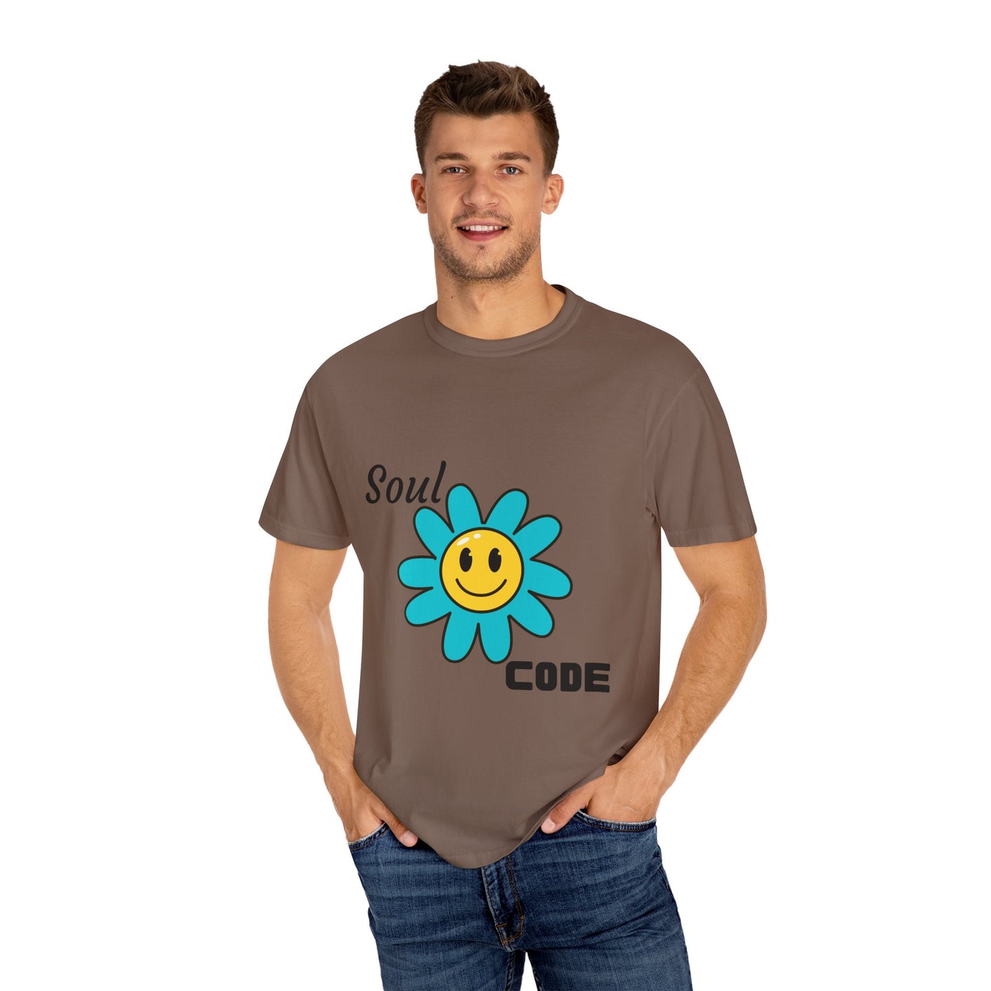 Soul Code Smiley Flower Unisex T-Shirt