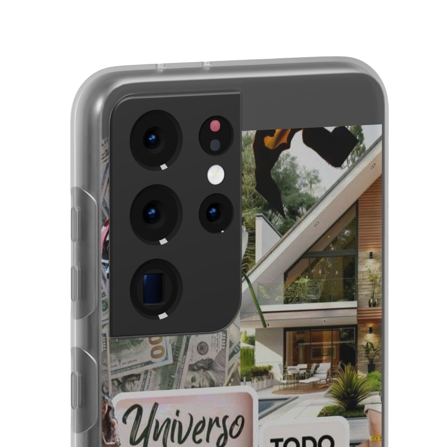 Vibrant Flexi Phone Case with Inspirational Quotes, Bohemian Style, Perfect Gift for Friends, Travelers, Birthdays, Everyday Use