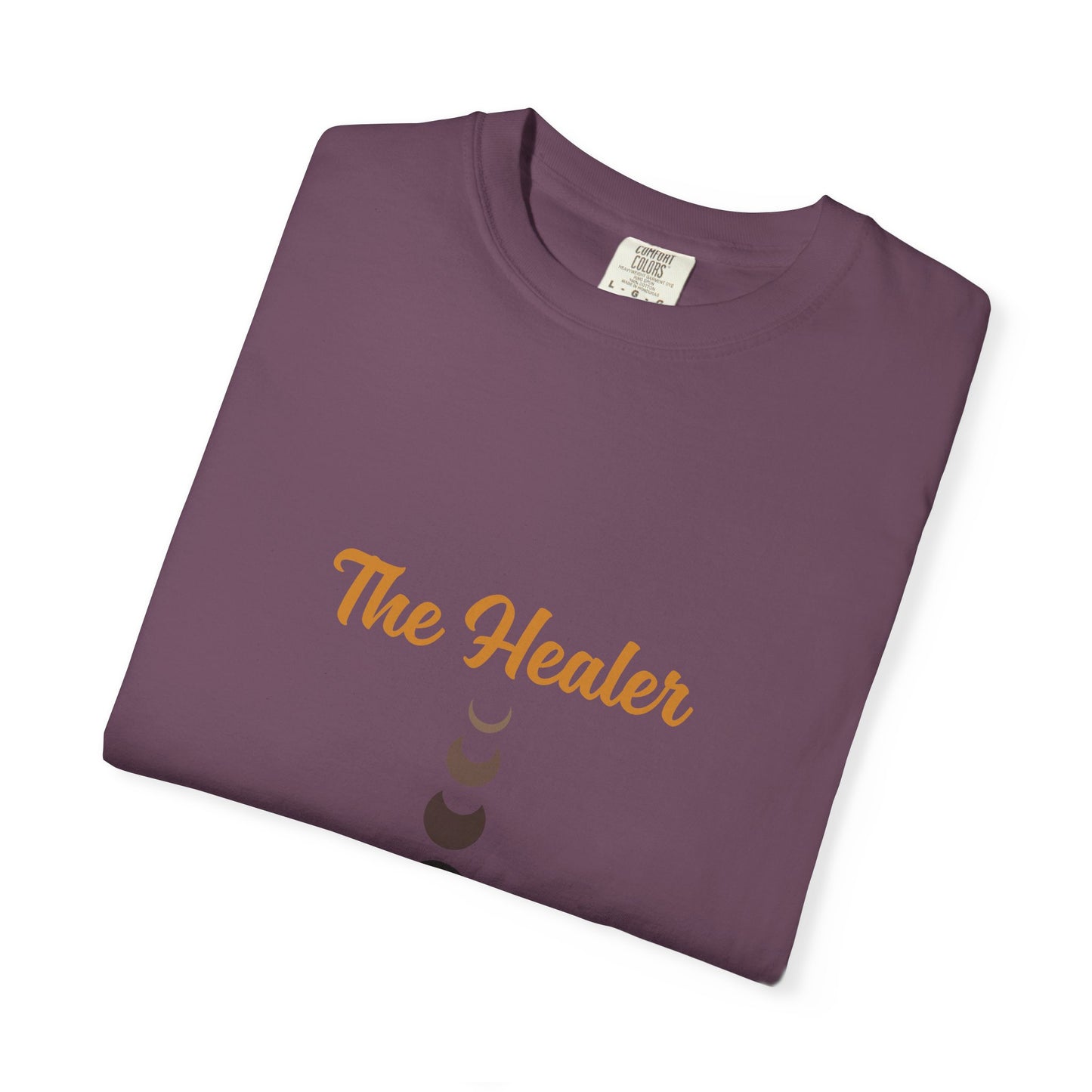Unisex Moon Phases Tee - 'The Healer' Garment-Dyed T-shirt