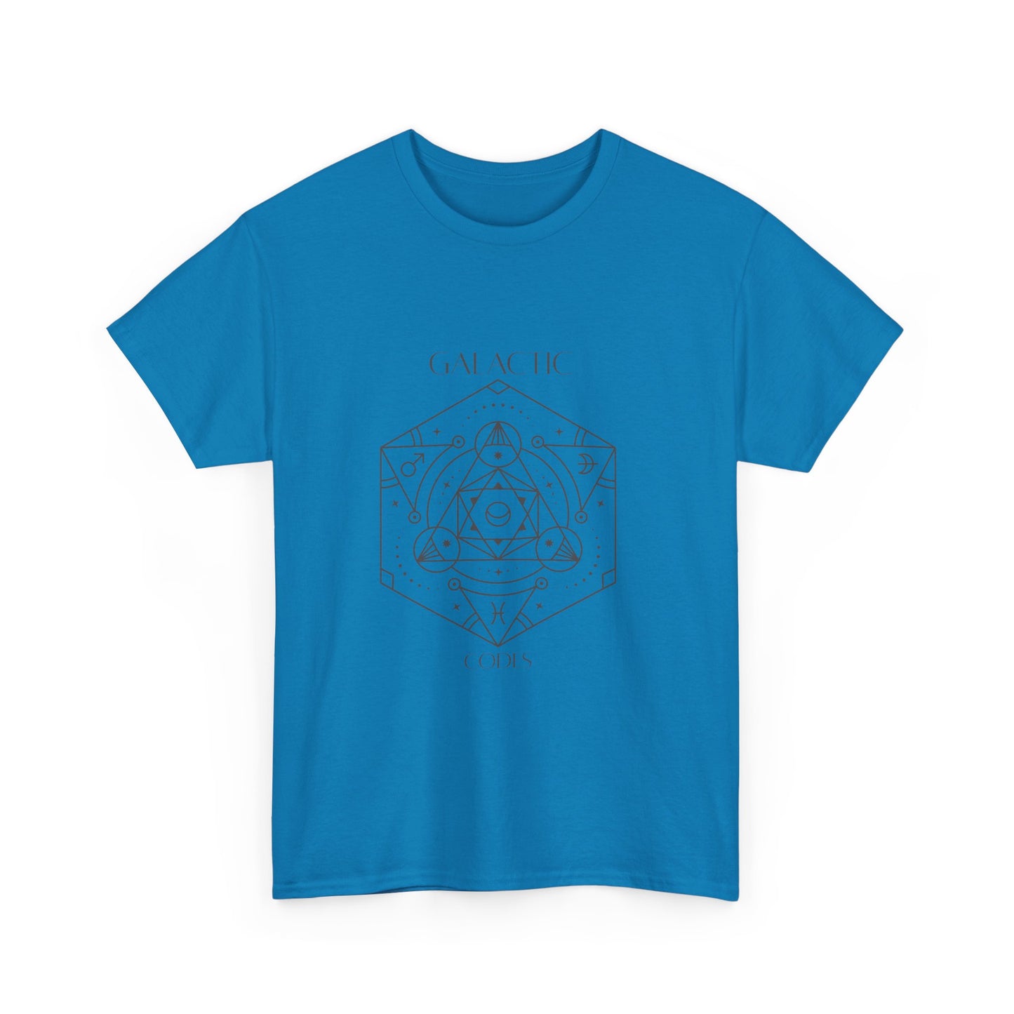 Galactic Cosmic Unisex Heavy Cotton Tee - Astrological Design