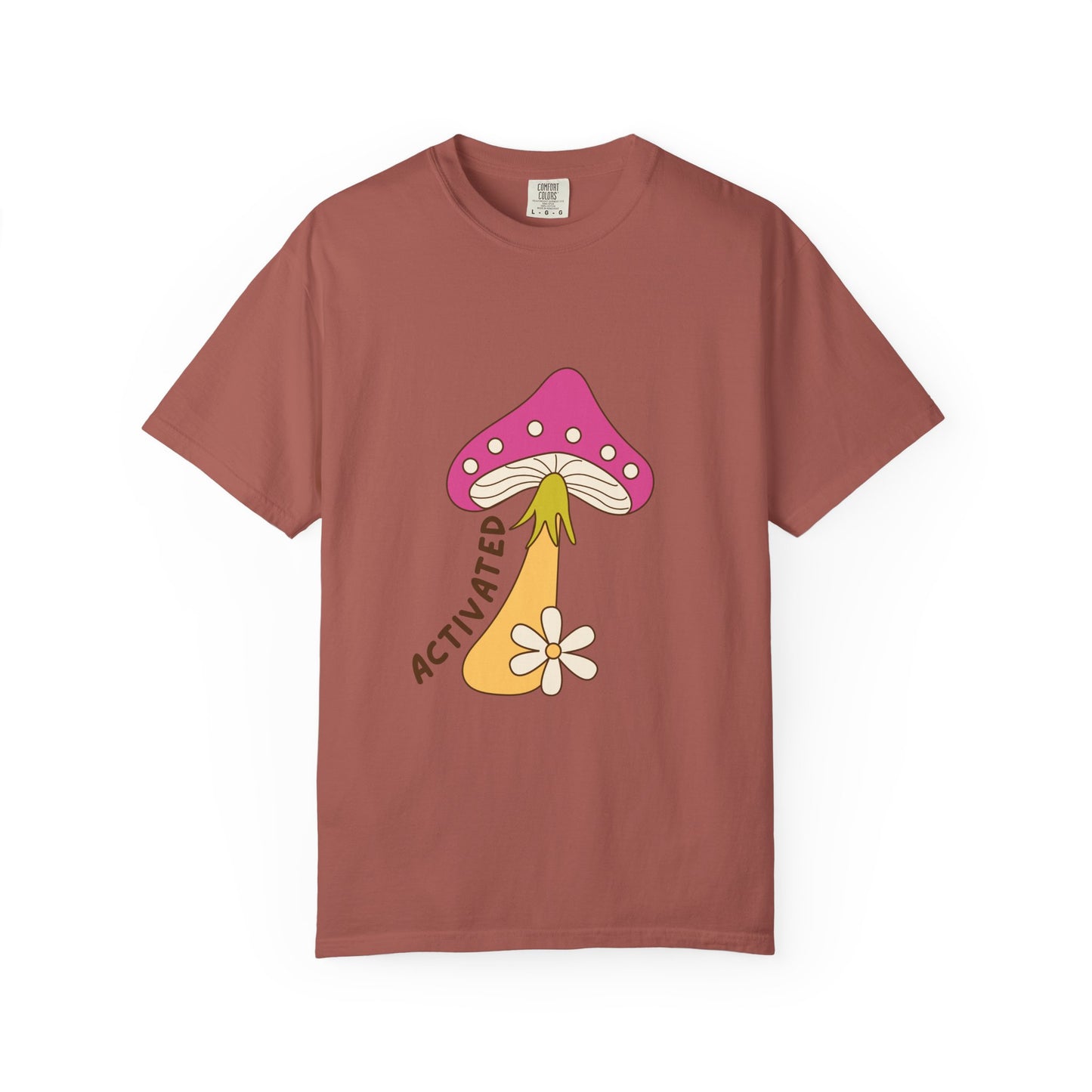 Activated Mushroom Unisex T-Shirt - Groovy Graphic Tee for Nature Lovers