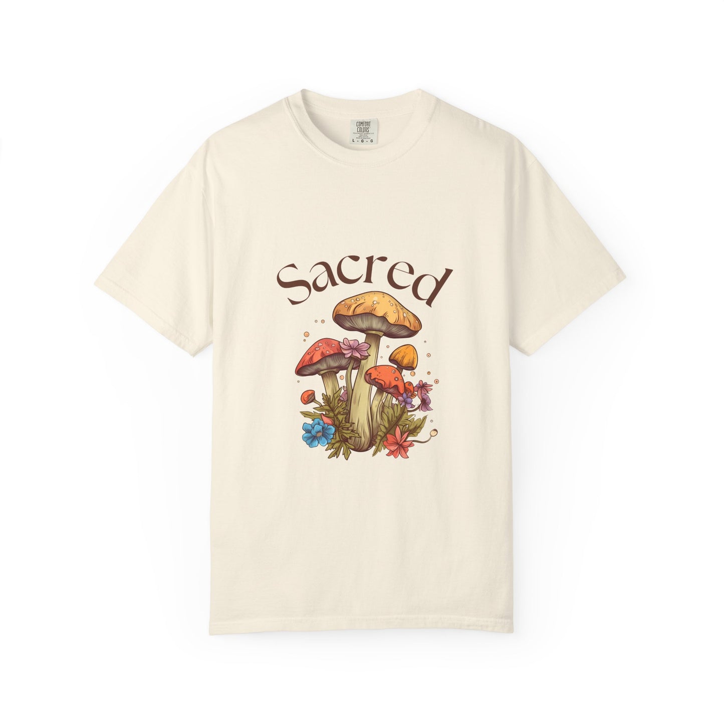 Sacred Mushroom Unisex Garment-Dyed T-Shirt