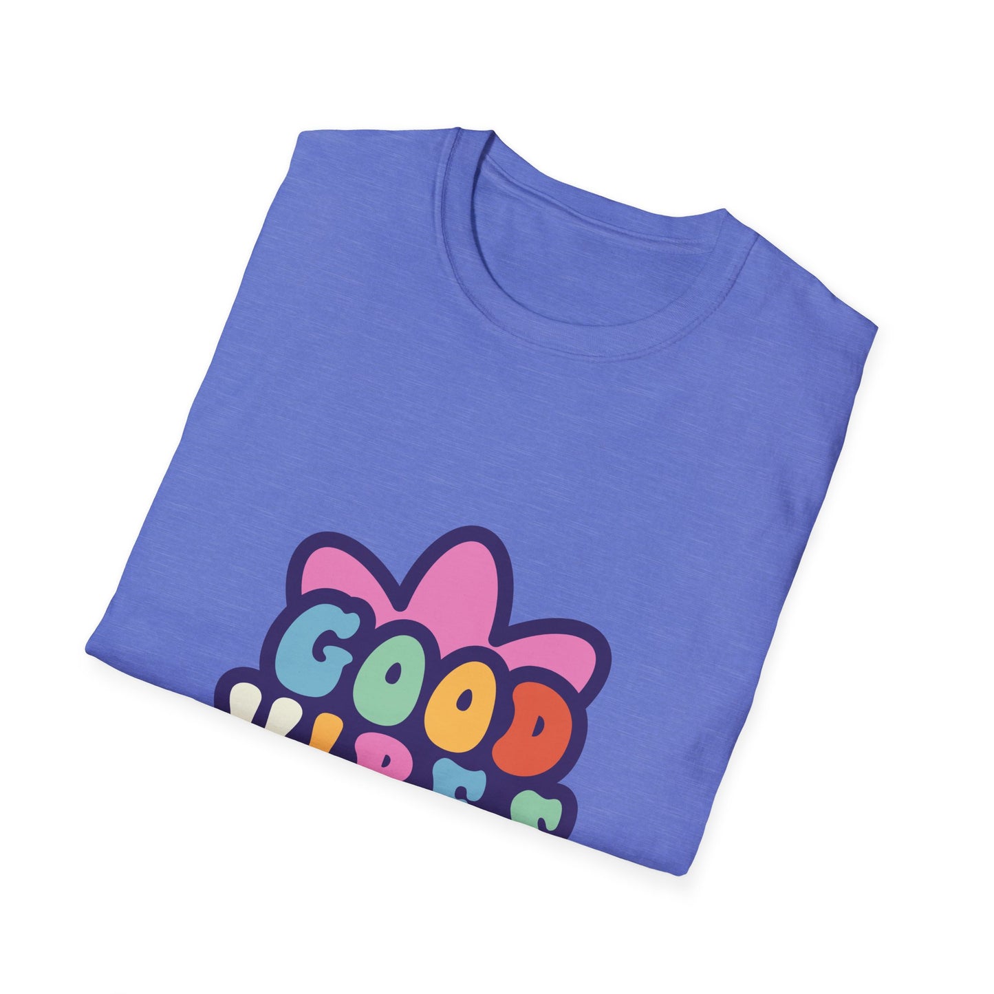 Good Vibes Unisex Softstyle T-Shirt - Trendy Graphic Tee for Positive Energy
