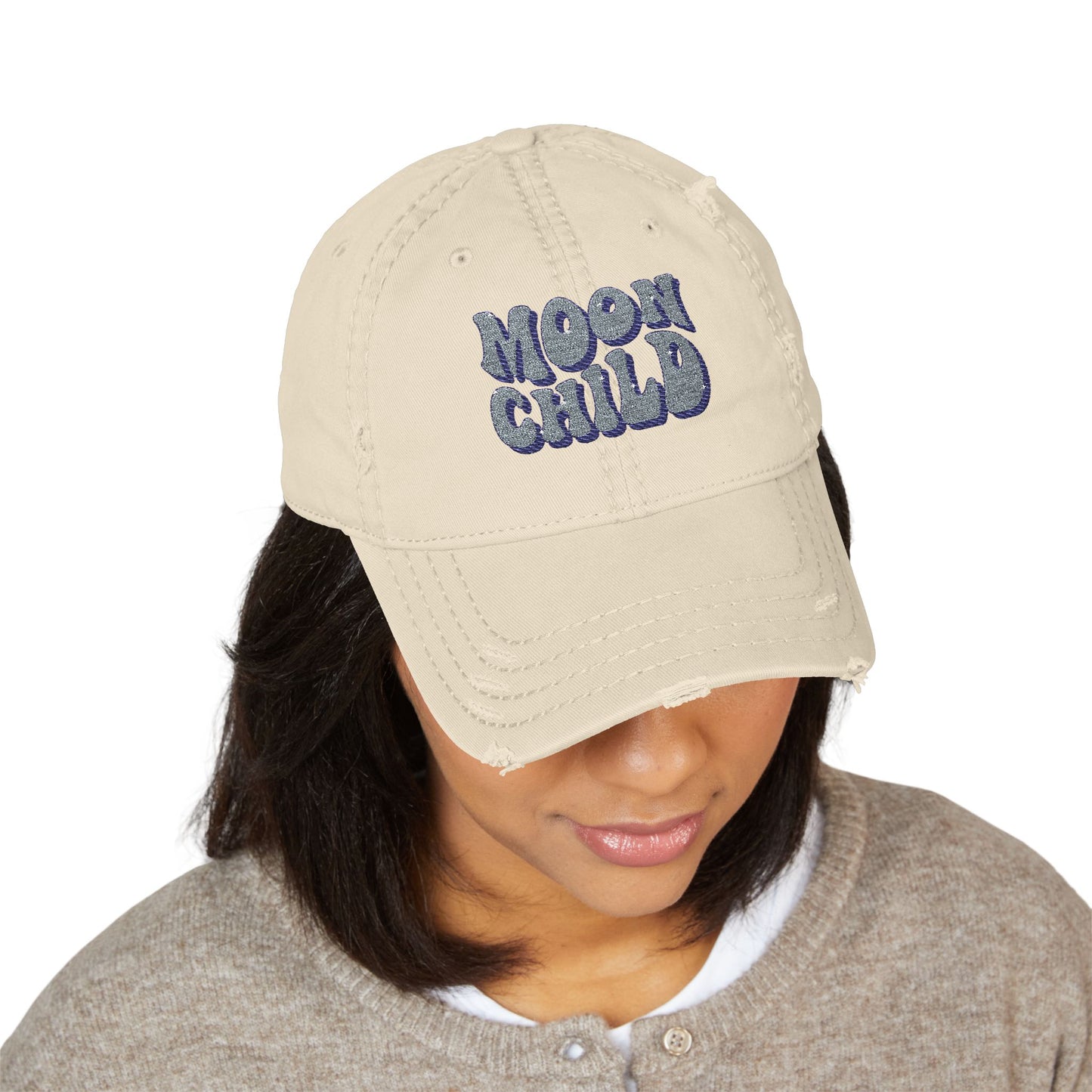 Distressed Dad Hat (Embroidery)
