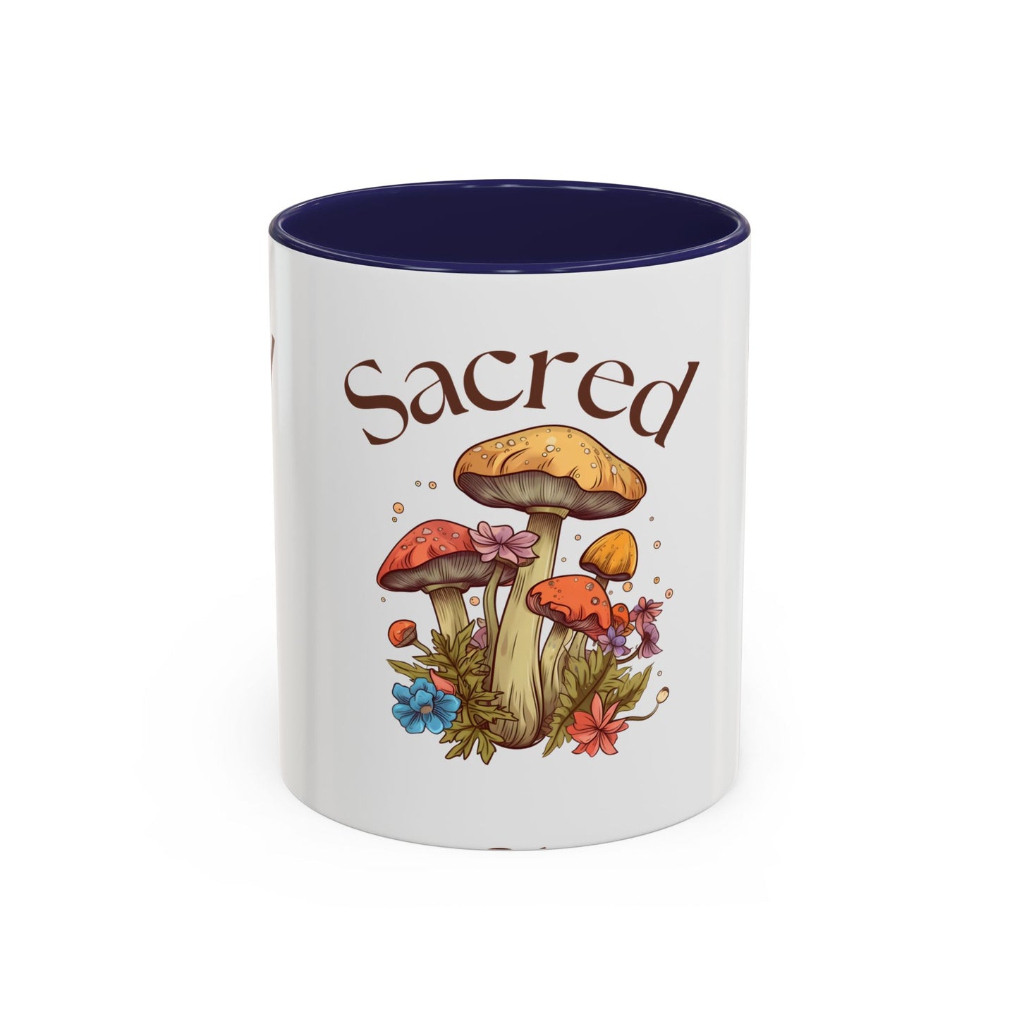 Sacred Mushrooms Coffee Mug | Boho Aesthetic Beverage Cup, Gift for Nature Lovers, Eco-Friendly Drinkware, Farmhouse Decor, Tea Mug