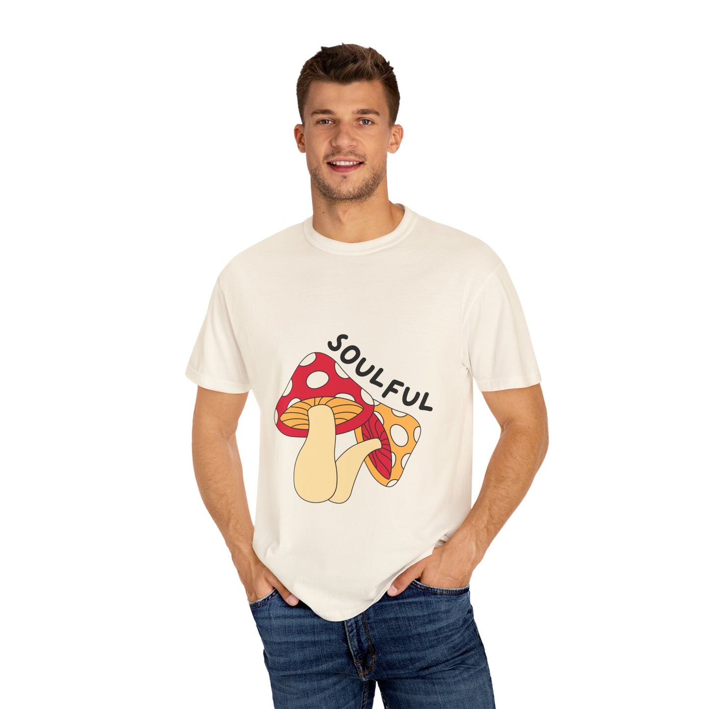 Soulful Mushroom Unisex T-shirt - Eye-catching, Comfortable Casual Wear