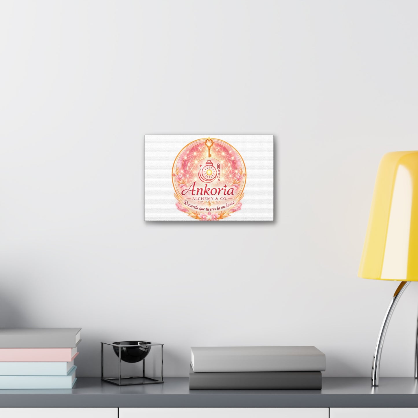 Canvas Wall Art — "Ankoria Alchemy & Co." Inspirational Spanish Quote Print
