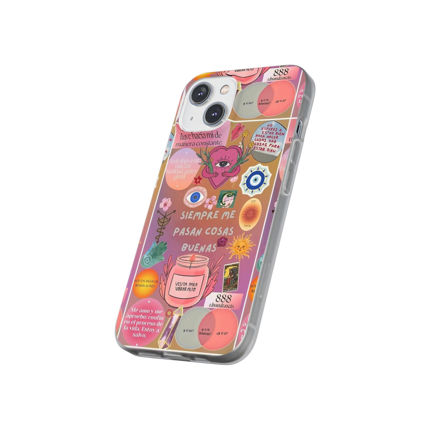Colorful Affirmation Phone Cases, Positive Vibe Cases for iPhone, Flexible Phone Protection, Unique Gifts for Friends