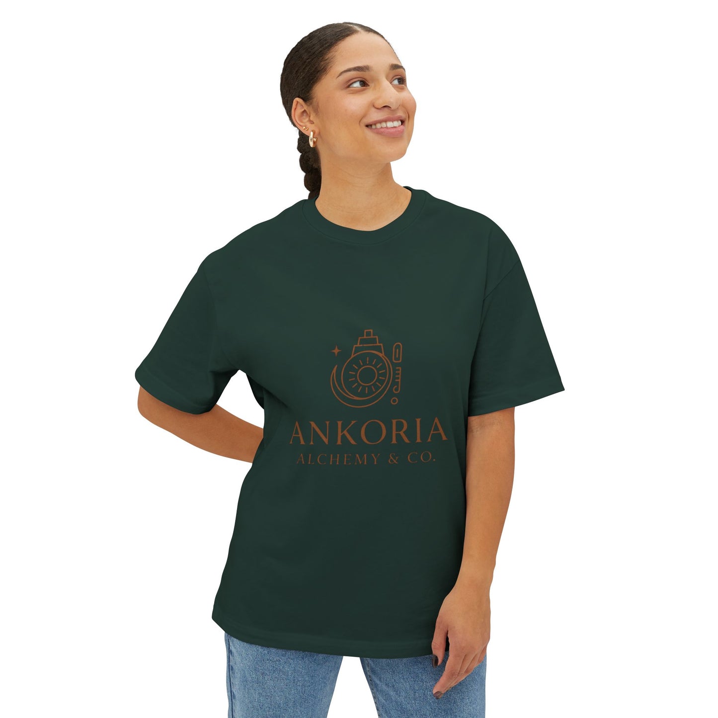 Unisex Oversized Boxy Tee - ANKORIA Alchemy & Co. Graphic Tee