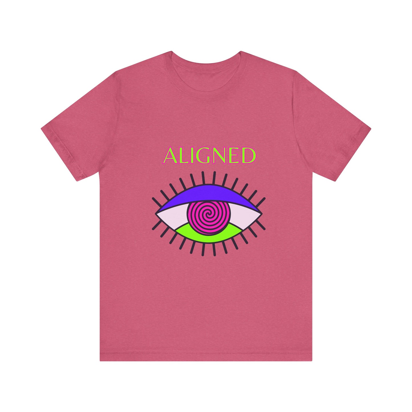 Aligned Eye Unisex Jersey Tee - Positive Vibes T-Shirt