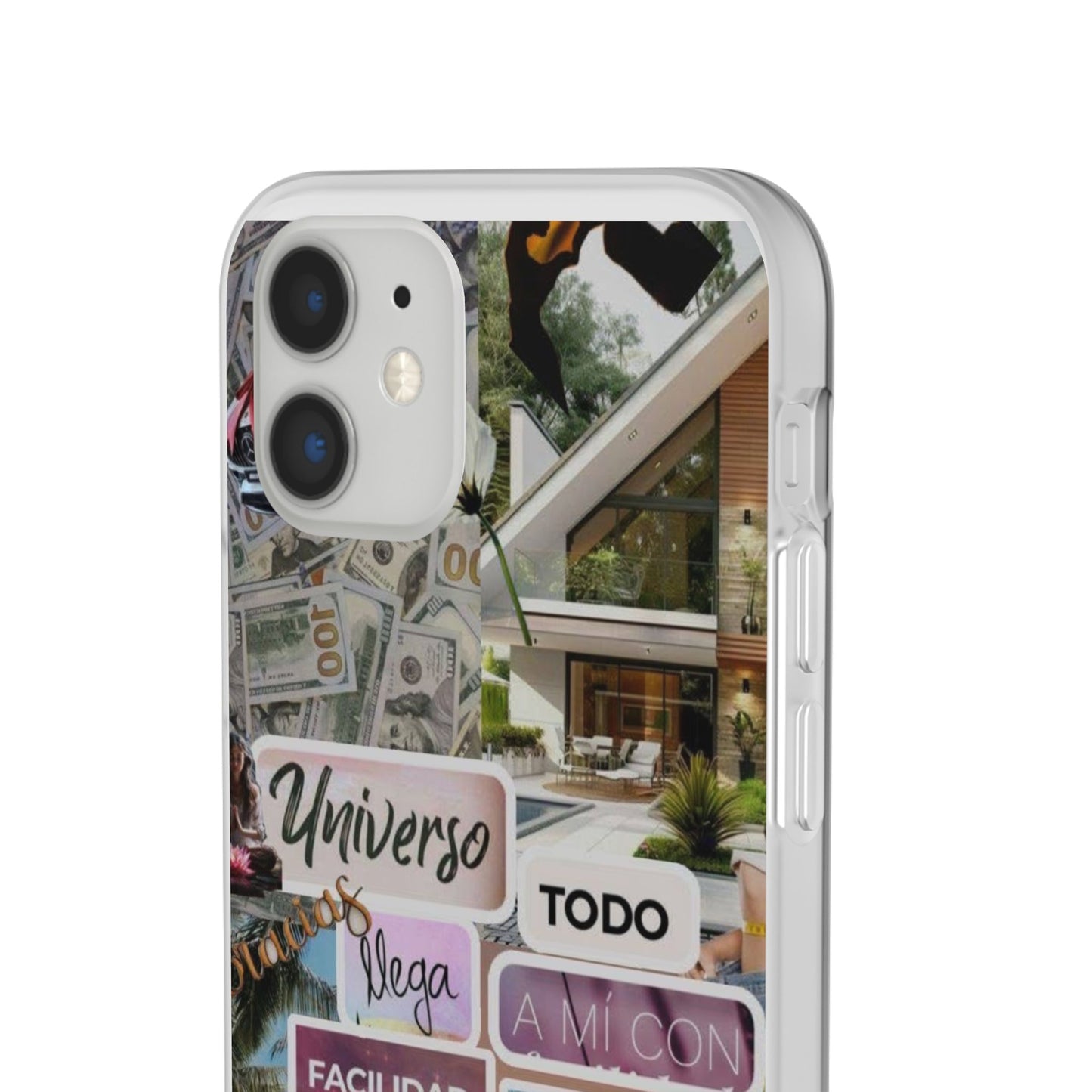 Vibrant Flexi Phone Case with Inspirational Quotes, Bohemian Style, Perfect Gift for Friends, Travelers, Birthdays, Everyday Use