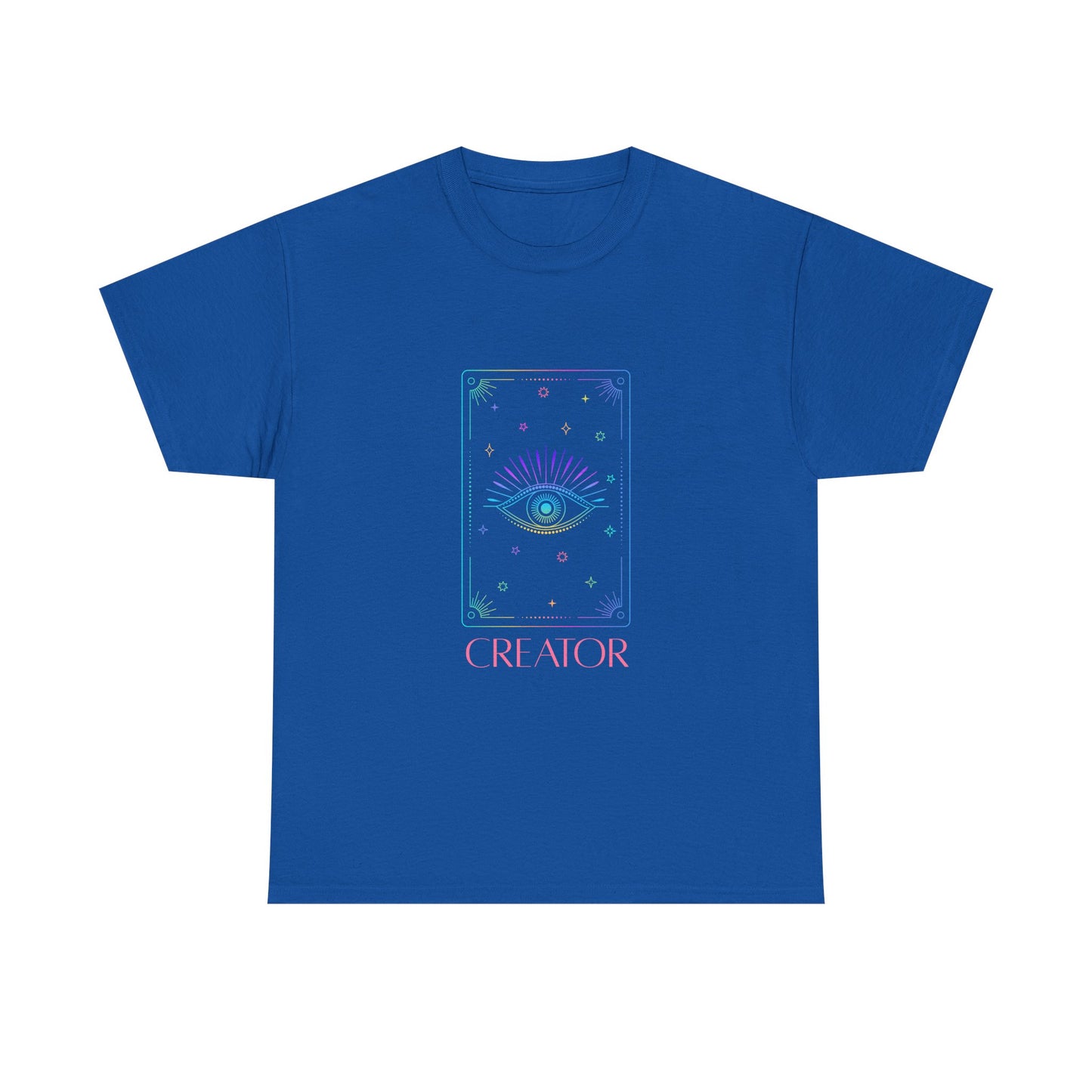 Creator Eye Unisex Heavy Cotton Tee - Artistic & Spiritual Design