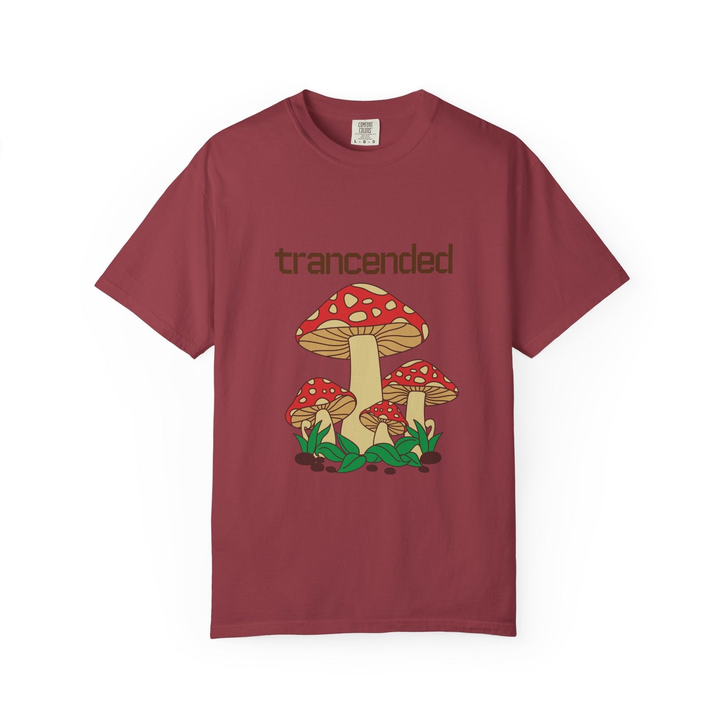 Trancended Mushroom Unisex Garment-Dyed T-Shirt