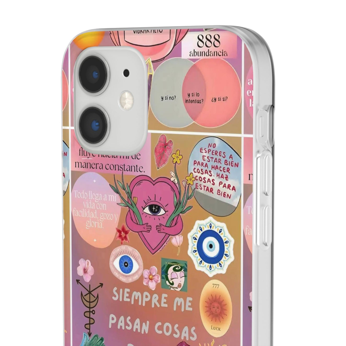 Colorful Affirmation Phone Cases, Positive Vibe Cases for iPhone, Flexible Phone Protection, Unique Gifts for Friends