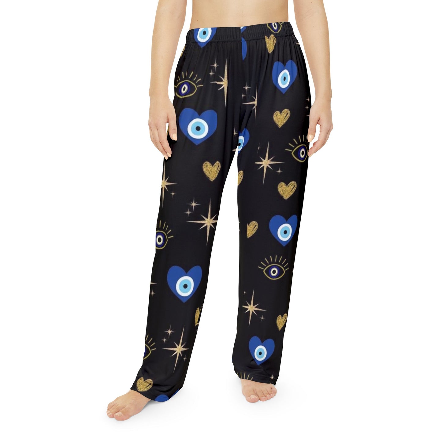 Cosmic Eye Women's Pajama Pants, Comfortable Sleep Wear, Lounge Trousers, Gift for Her, Dreamy PJs