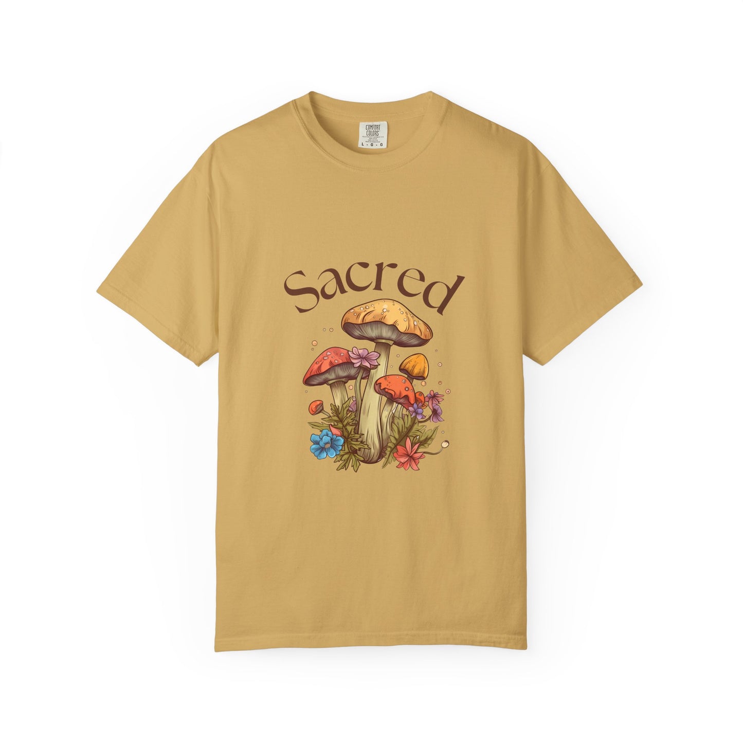 Sacred Mushroom Unisex Garment-Dyed T-Shirt
