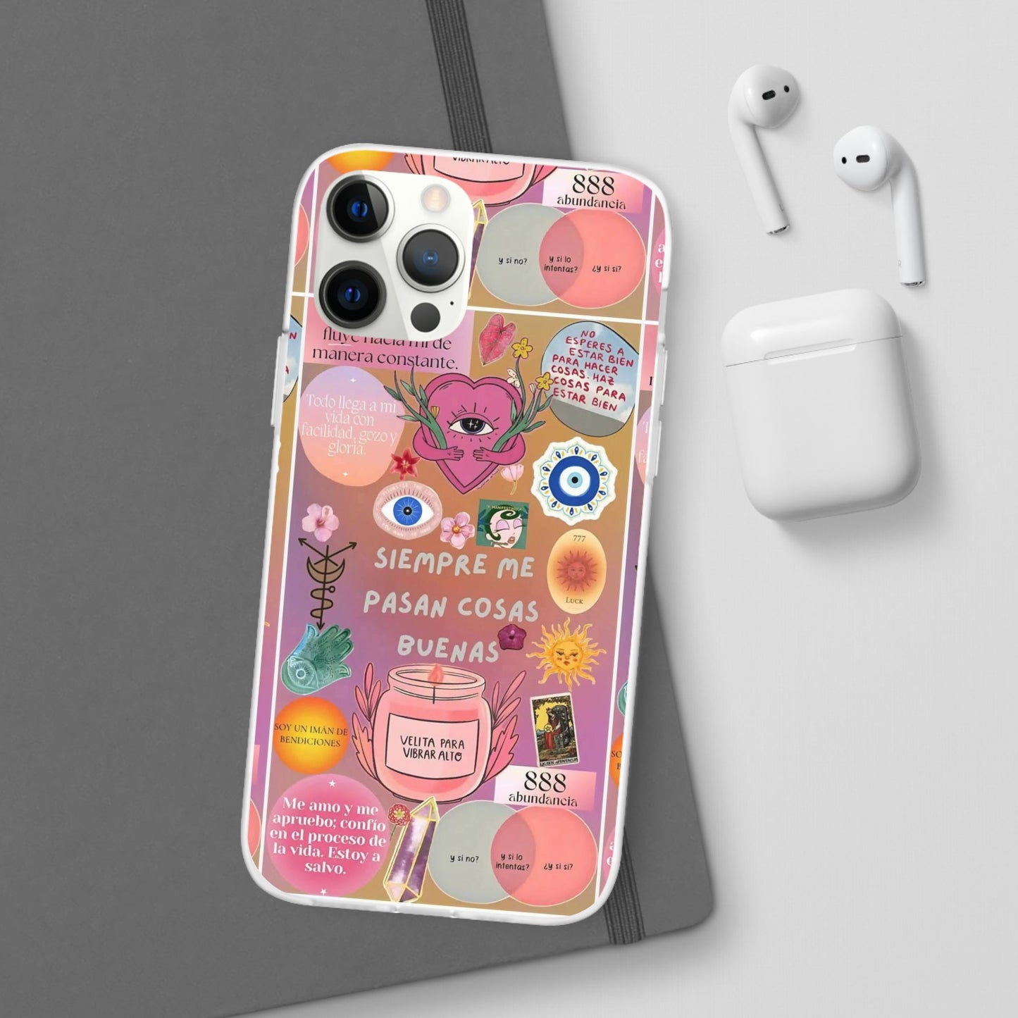 Colorful Affirmation Phone Cases, Positive Vibe Cases for iPhone, Flexible Phone Protection, Unique Gifts for Friends