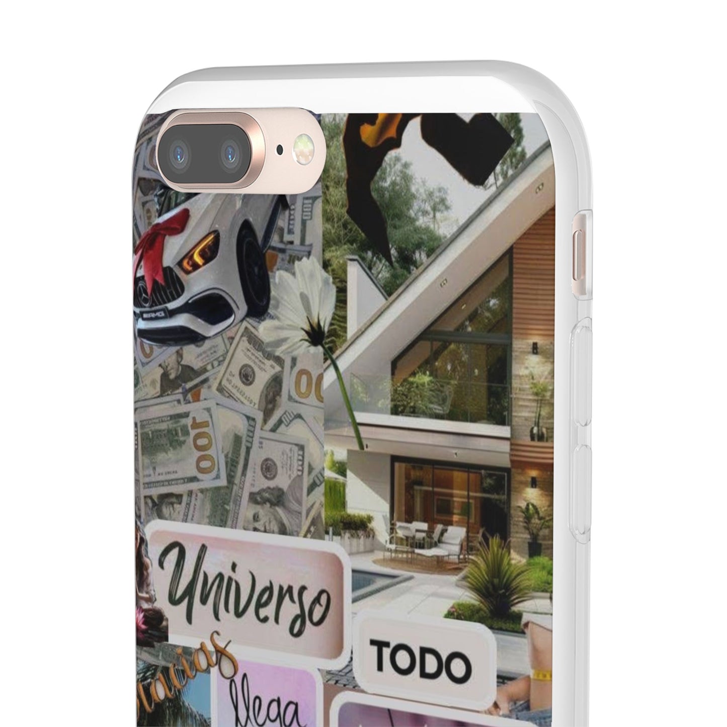 Vibrant Flexi Phone Case with Inspirational Quotes, Bohemian Style, Perfect Gift for Friends, Travelers, Birthdays, Everyday Use