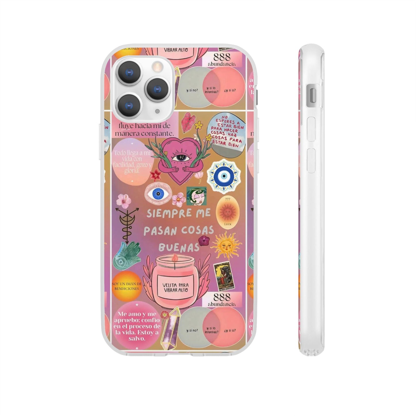 Colorful Affirmation Phone Cases, Positive Vibe Cases for iPhone, Flexible Phone Protection, Unique Gifts for Friends