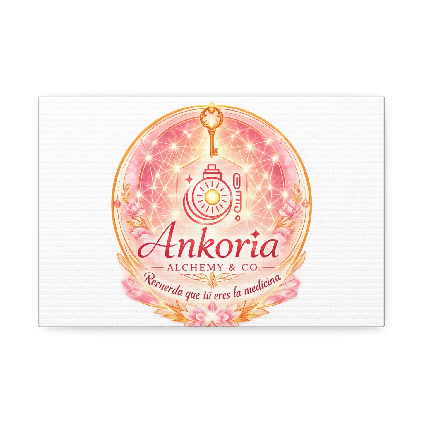 Canvas Wall Art — "Ankoria Alchemy & Co." Inspirational Spanish Quote Print