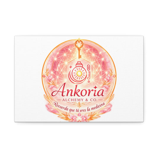 Canvas Wall Art — "Ankoria Alchemy & Co." Inspirational Spanish Quote Print
