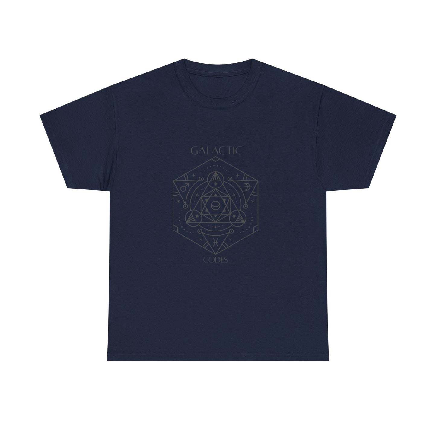 Galactic Cosmic Unisex Heavy Cotton Tee - Astrological Design