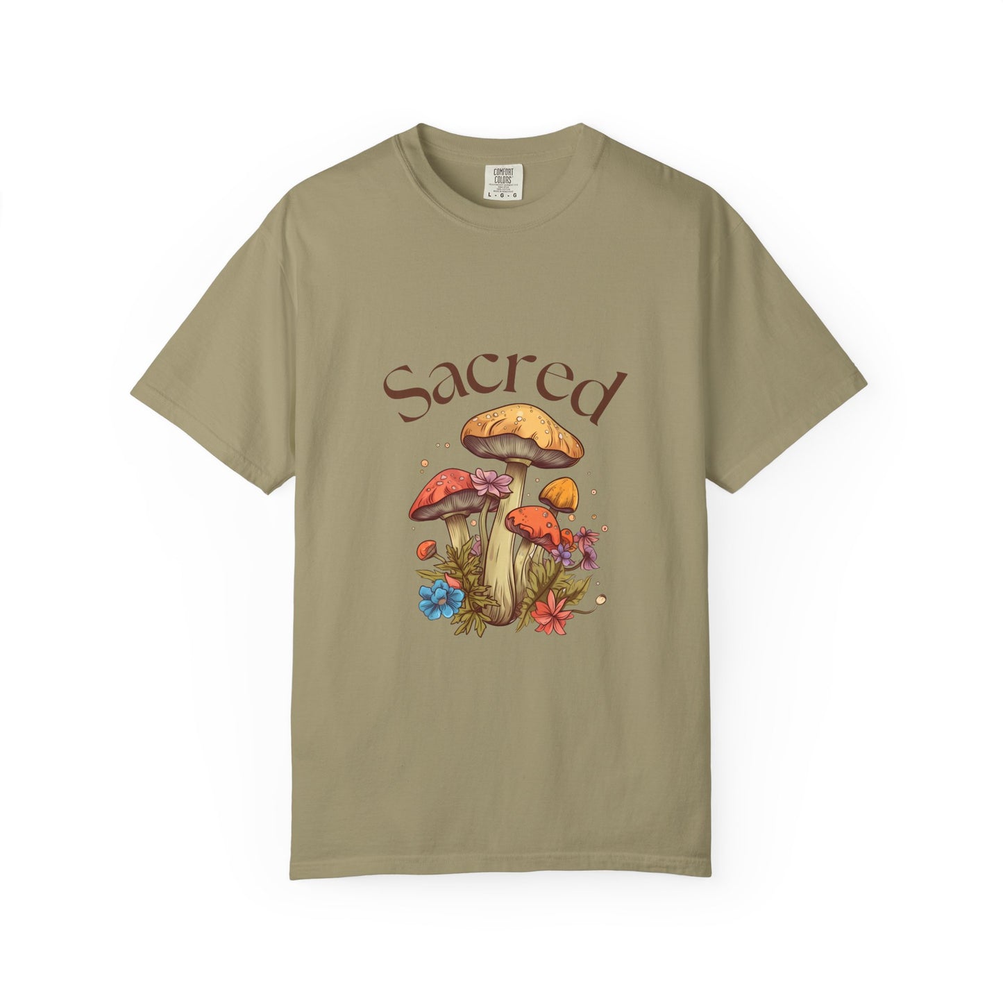 Sacred Mushroom Unisex Garment-Dyed T-Shirt
