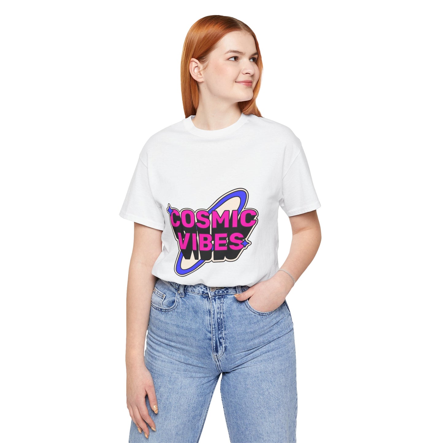 Cosmic Vibes Unisex Jersey Tee for Space Enthusiasts