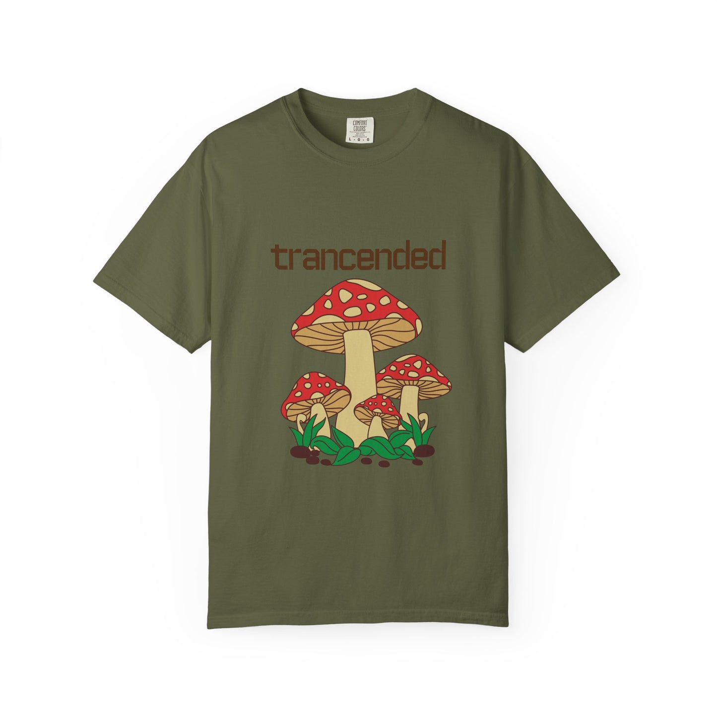 Trancended Mushroom Unisex Garment-Dyed T-Shirt