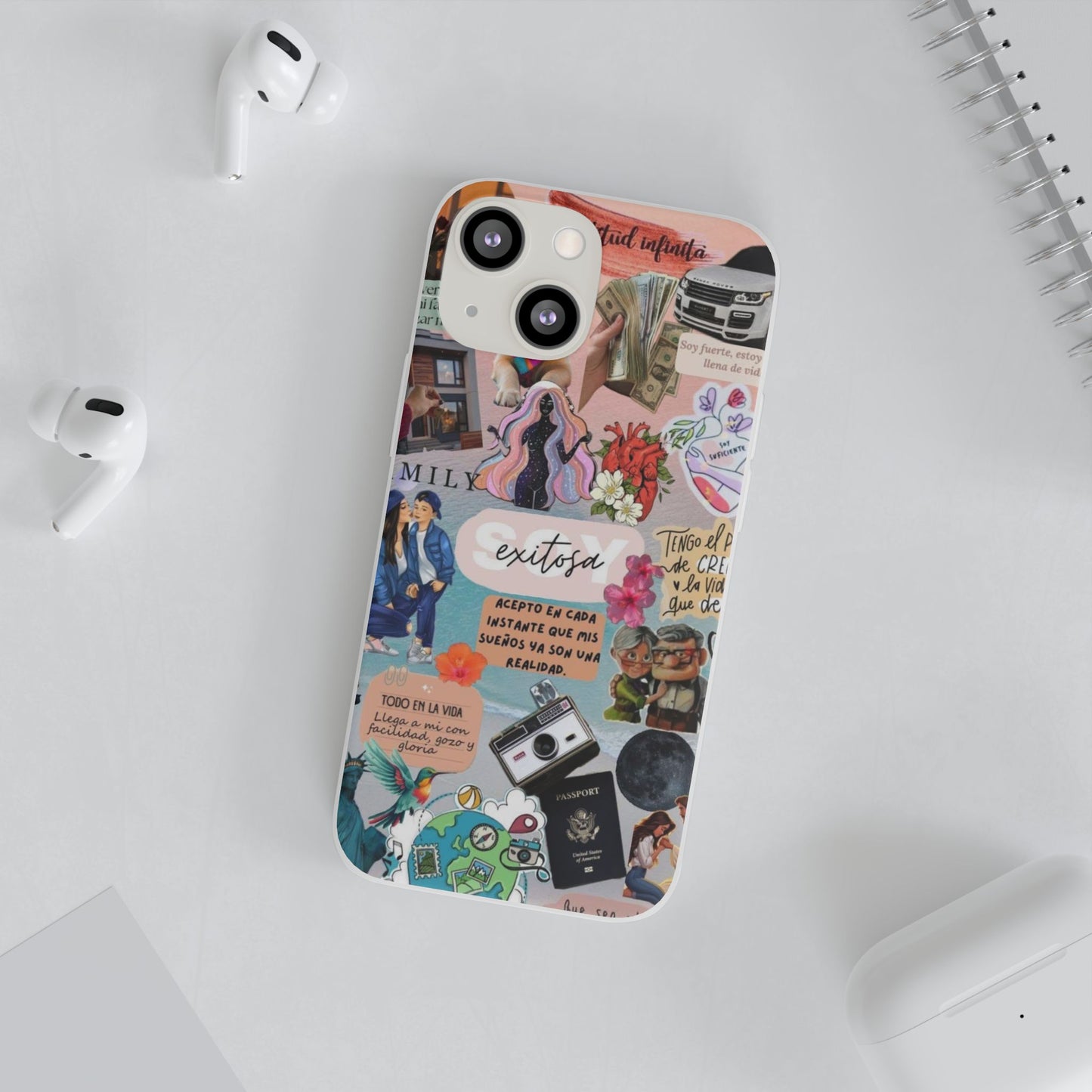 Colorful Inspirational Phone Case, Motivational iPhone Cover, Fun Phone Accessory, Unique Gift for Creative Souls, Flexible Cases for [...]