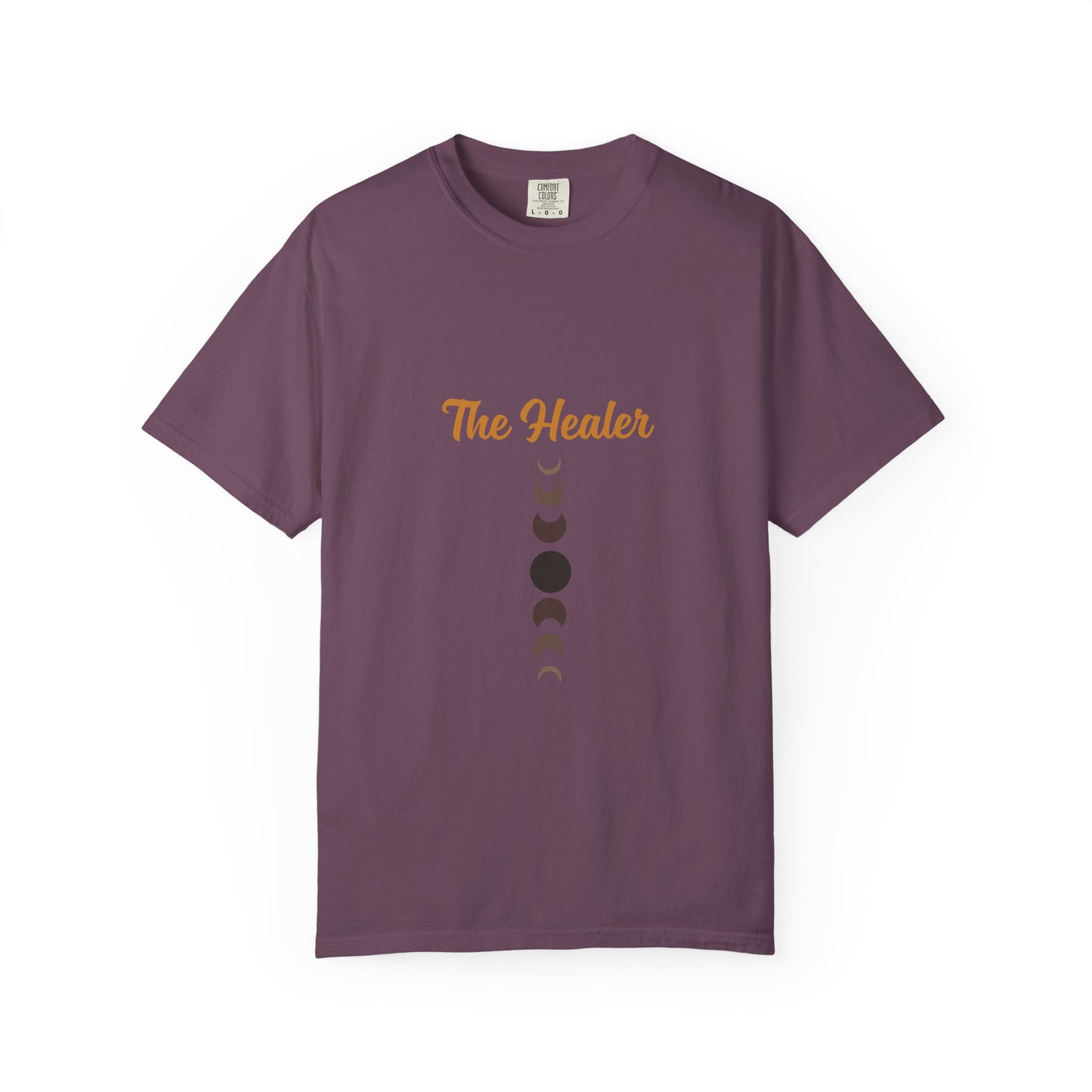 Unisex Moon Phases Tee - 'The Healer' Garment-Dyed T-shirt