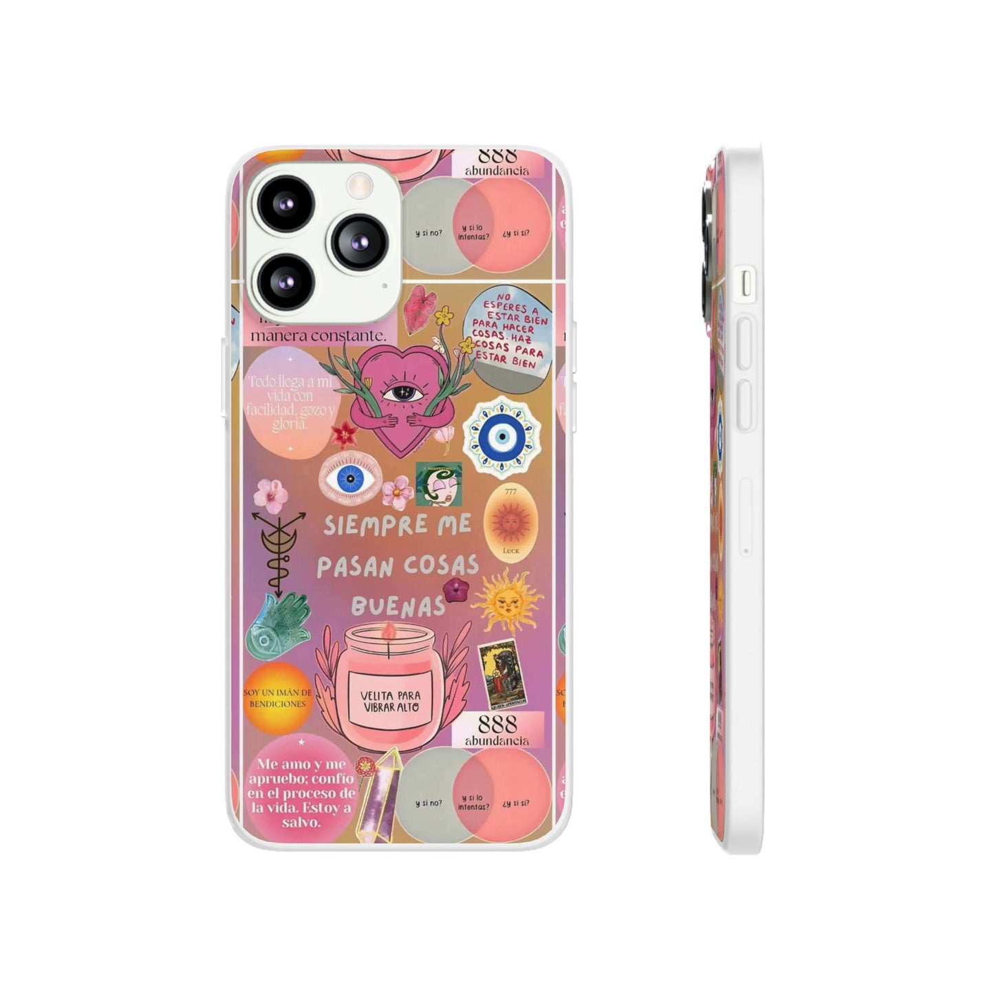 Colorful Affirmation Phone Cases, Positive Vibe Cases for iPhone, Flexible Phone Protection, Unique Gifts for Friends