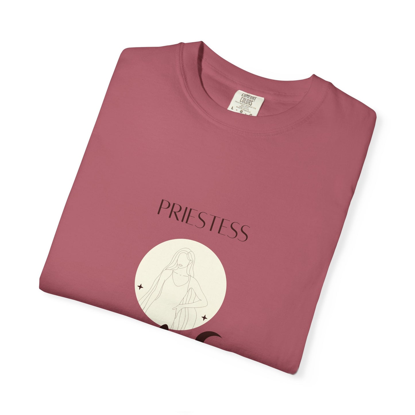 Bohemian Priestess T-Shirt | Unisex Garment-Dyed Tee for Spiritual Souls