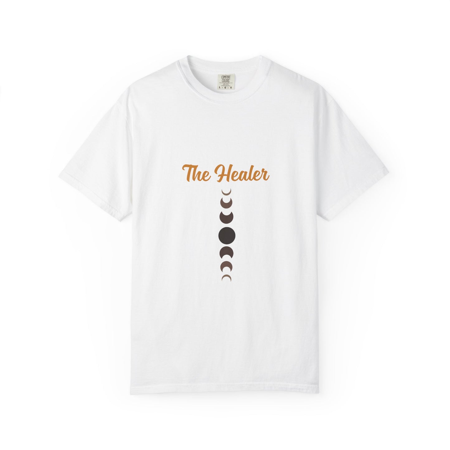 Unisex Moon Phases Tee - 'The Healer' Garment-Dyed T-shirt
