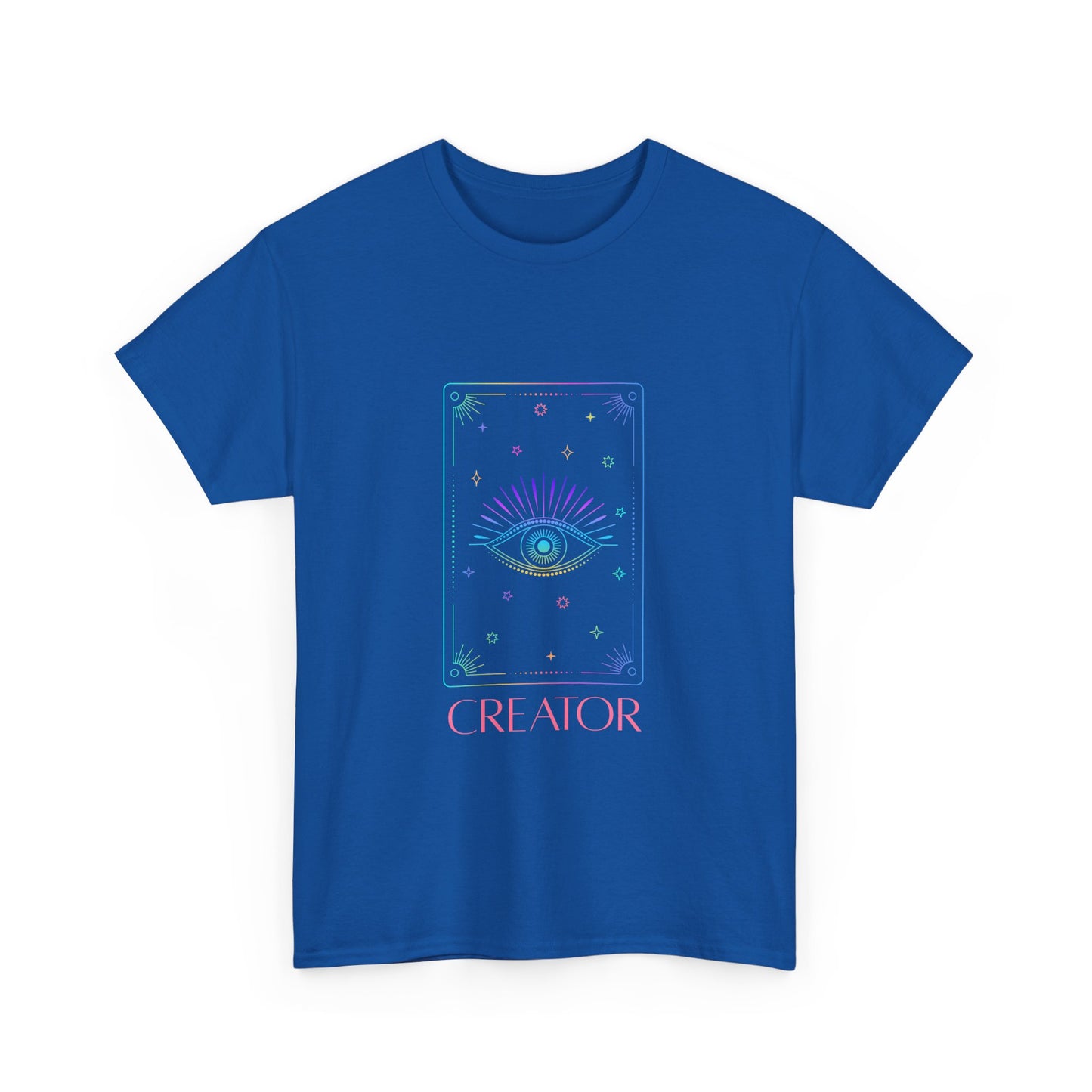 Creator Eye Unisex Heavy Cotton Tee - Artistic & Spiritual Design