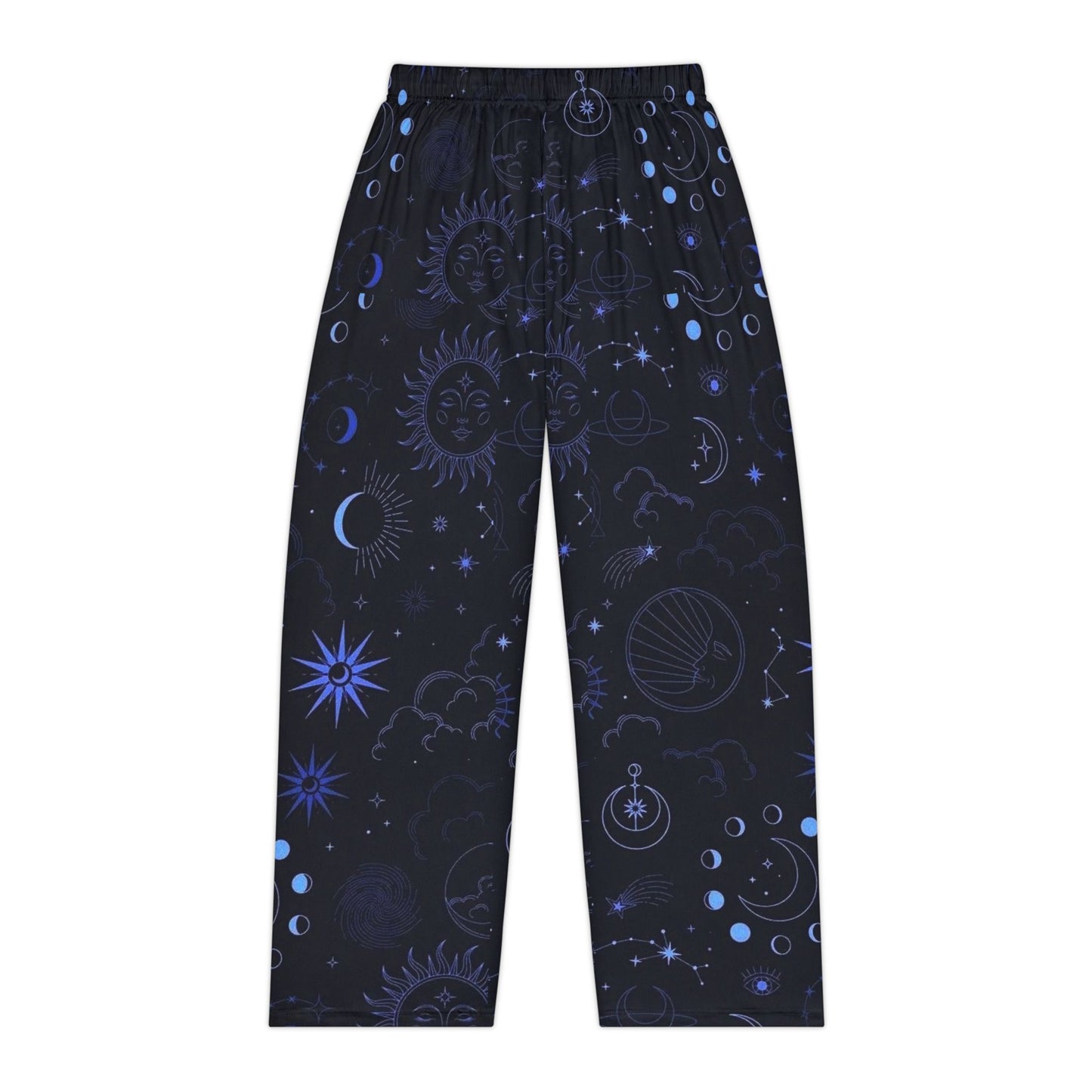 Cosmic Dreams Women's Pajama Pants, Starry Night Comfort, Celestial Pattern Sleepwear, Gift for Her, Relaxed Loungewear