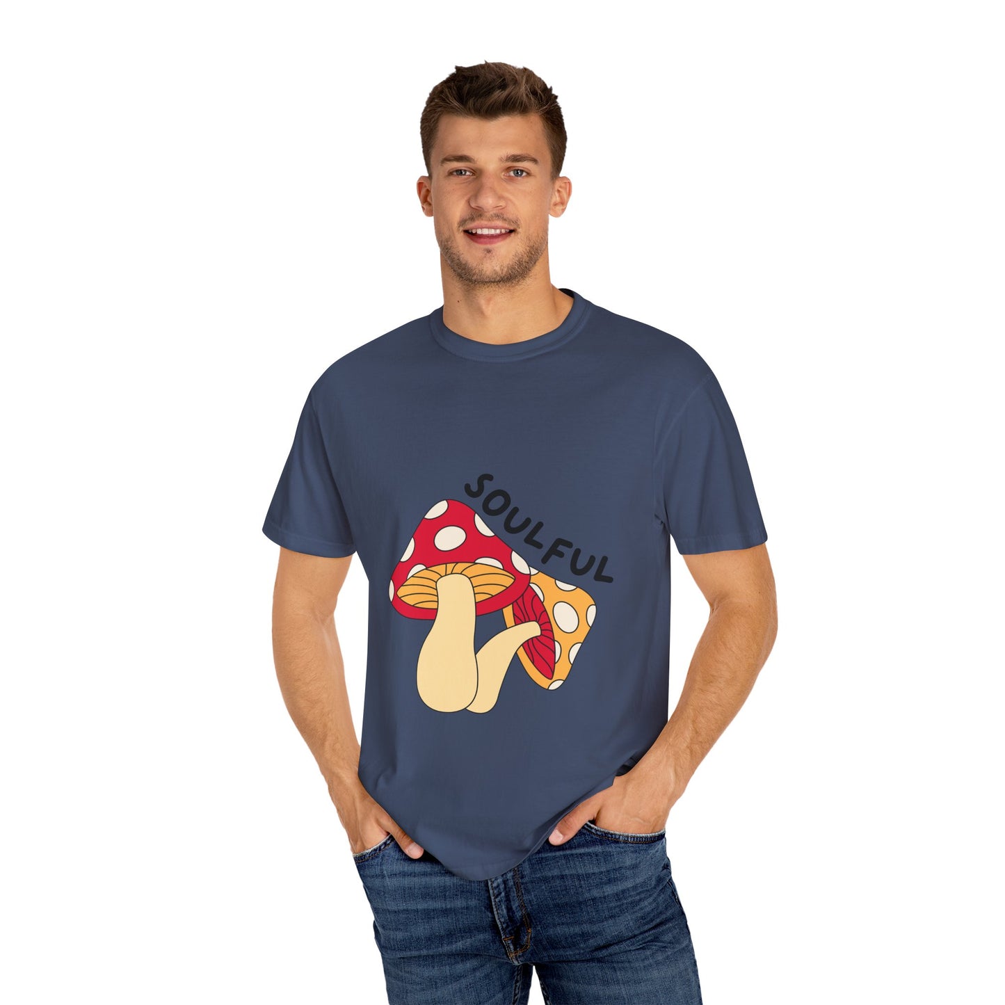 Soulful Mushroom Unisex T-shirt - Eye-catching, Comfortable Casual Wear
