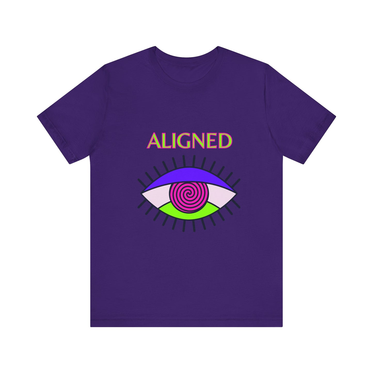 Aligned Eye Unisex Jersey Tee - Positive Vibes T-Shirt