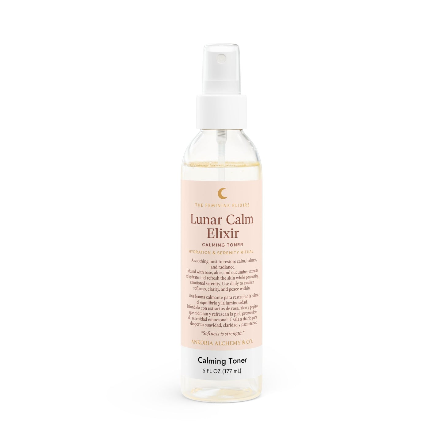 🌙 Lunar Calm Elixir  Calming Toner | Hydration & Serenity Ritual, 6oz