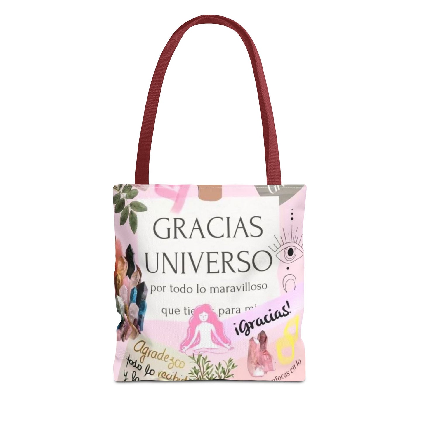 Gratitude Tote Bag, Inspirational Canvas Shopper, Thank You Gift, Boho Style Carryall, Positive Vibes Bag