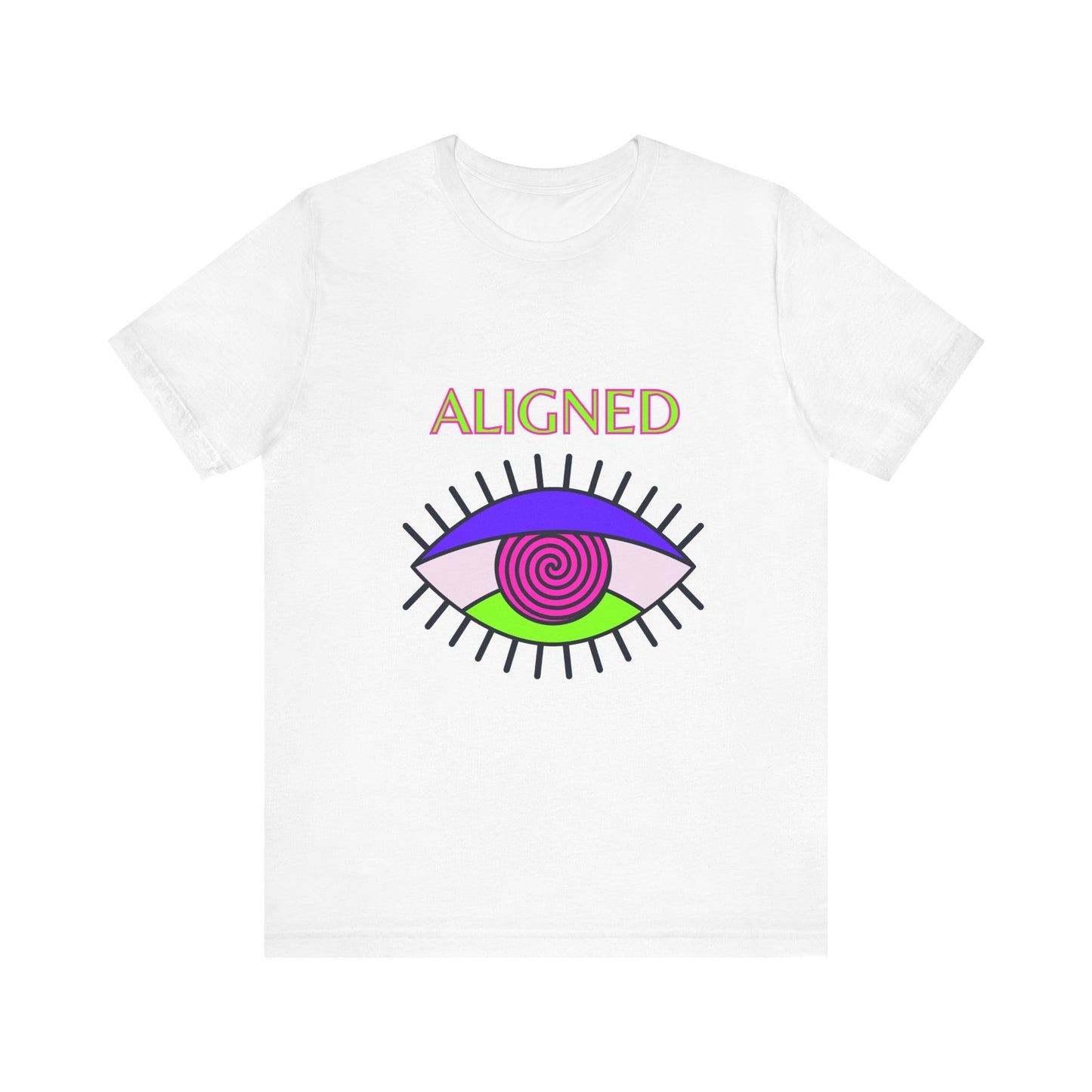 Aligned Eye Unisex Jersey Tee - Positive Vibes T-Shirt