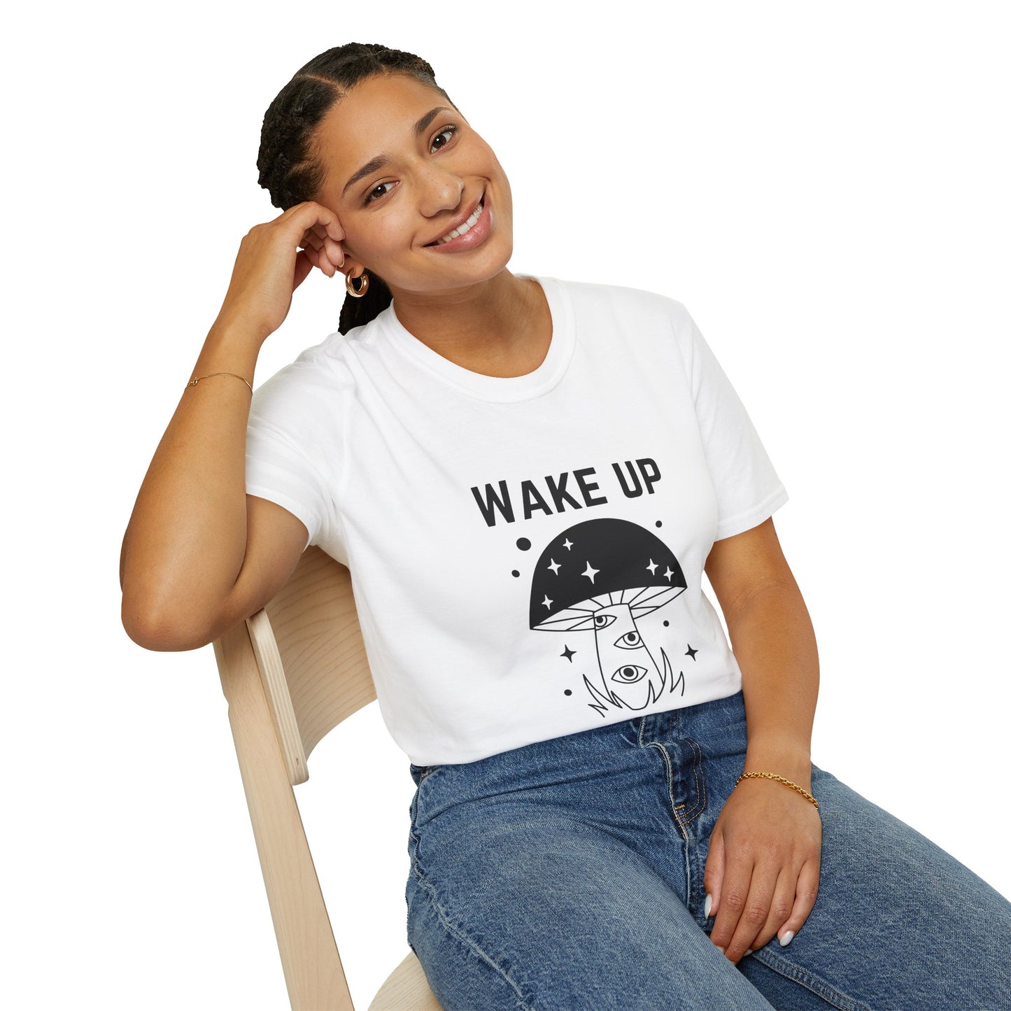 Wake Up Unisex Softstyle T-Shirt - Stylish and Comfy Tee for Daily Inspiration