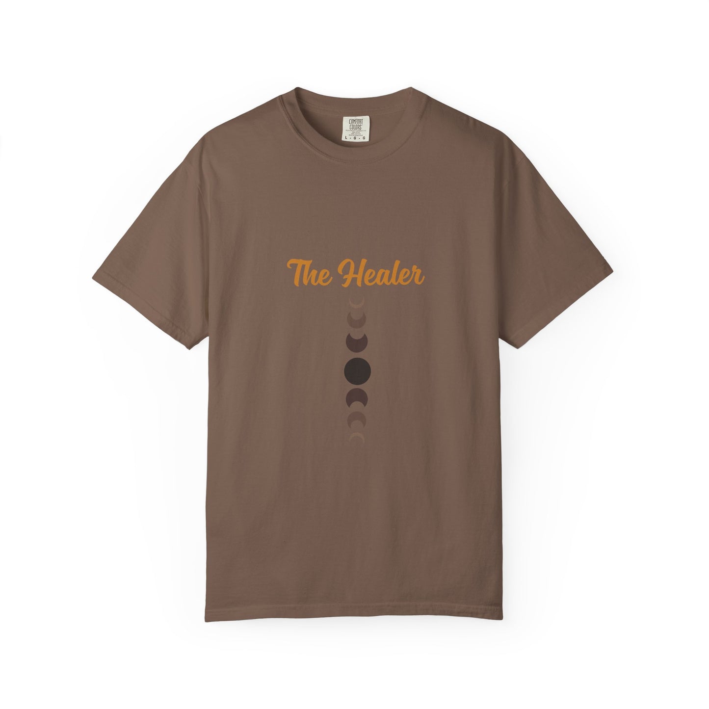 Unisex Moon Phases Tee - 'The Healer' Garment-Dyed T-shirt