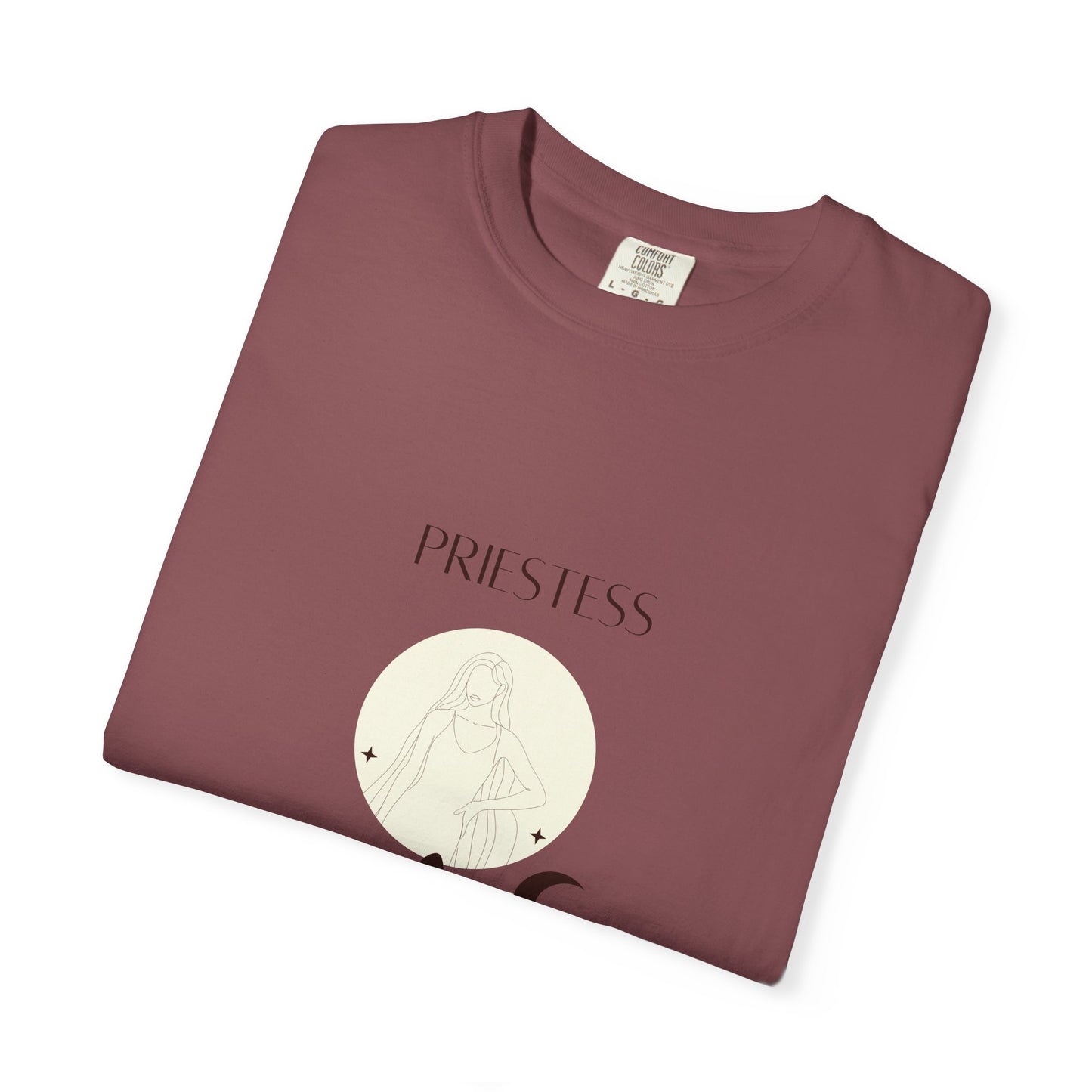 Bohemian Priestess T-Shirt | Unisex Garment-Dyed Tee for Spiritual Souls