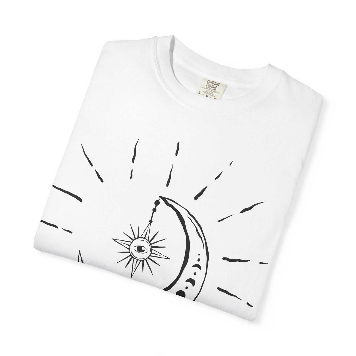 Mystical Inner Compass T-Shirt - Unisex Garment-Dyed Tee for Spiritual Seekers