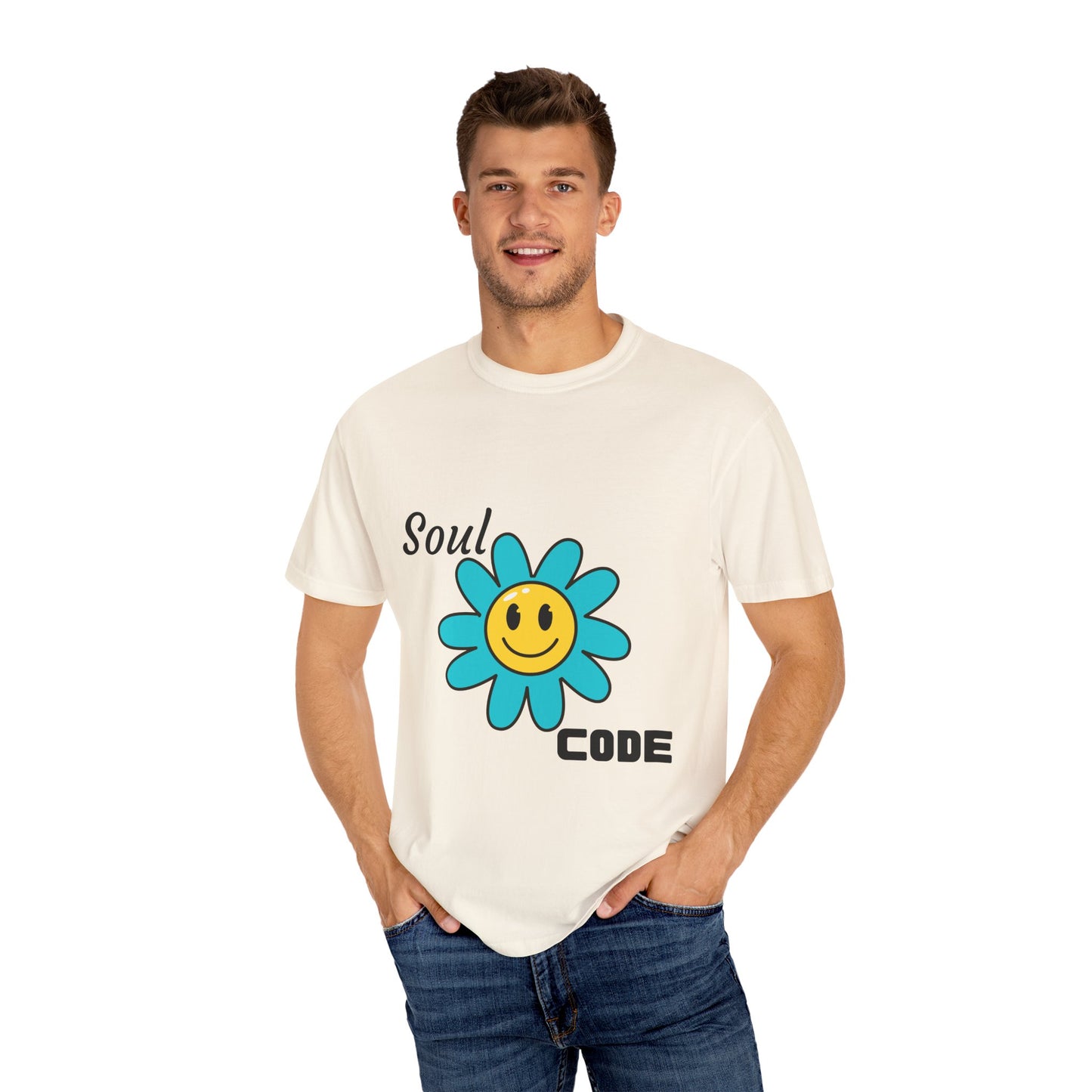 Soul Code Smiley Flower Unisex T-Shirt