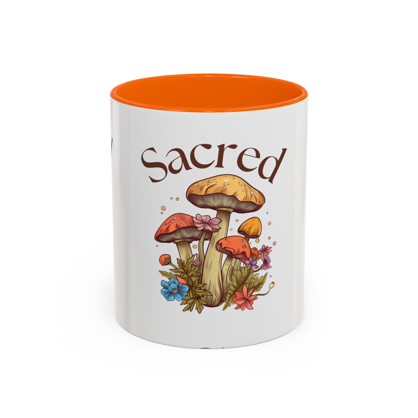 Sacred Mushrooms Coffee Mug | Boho Aesthetic Beverage Cup, Gift for Nature Lovers, Eco-Friendly Drinkware, Farmhouse Decor, Tea Mug