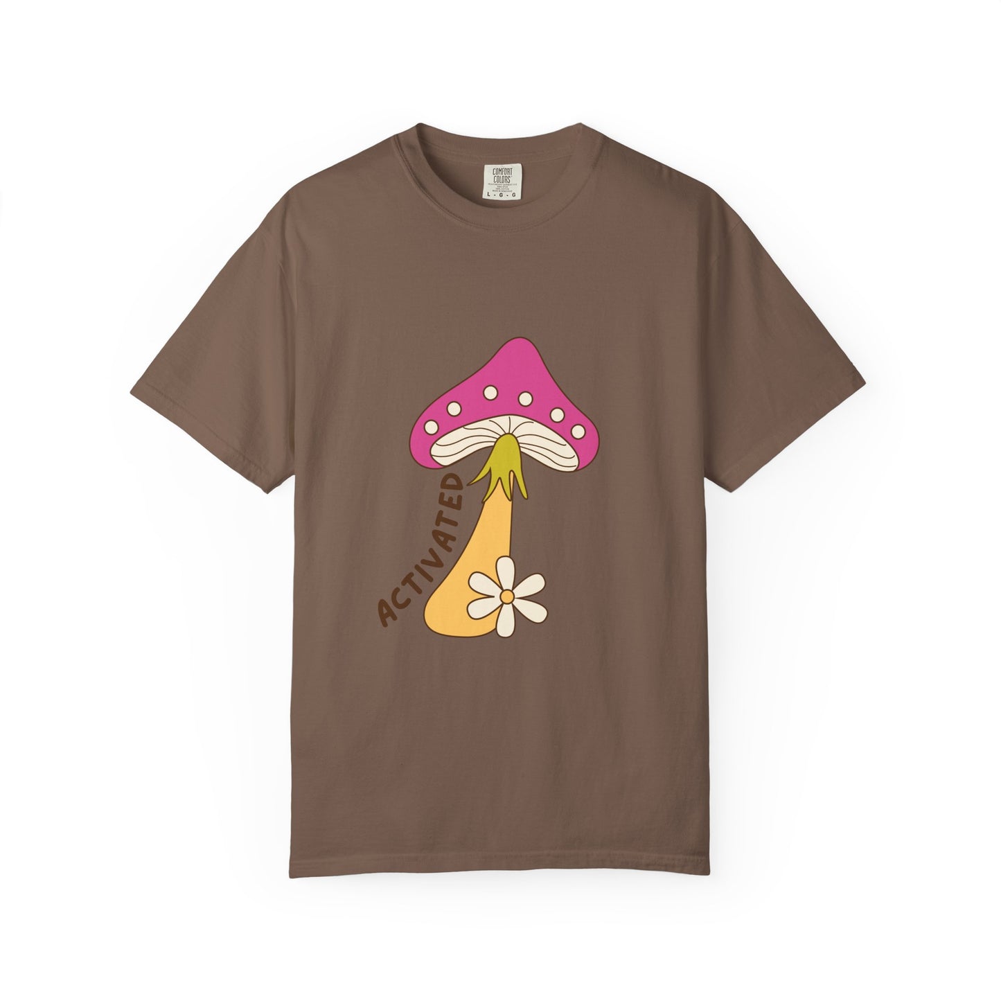 Activated Mushroom Unisex T-Shirt - Groovy Graphic Tee for Nature Lovers