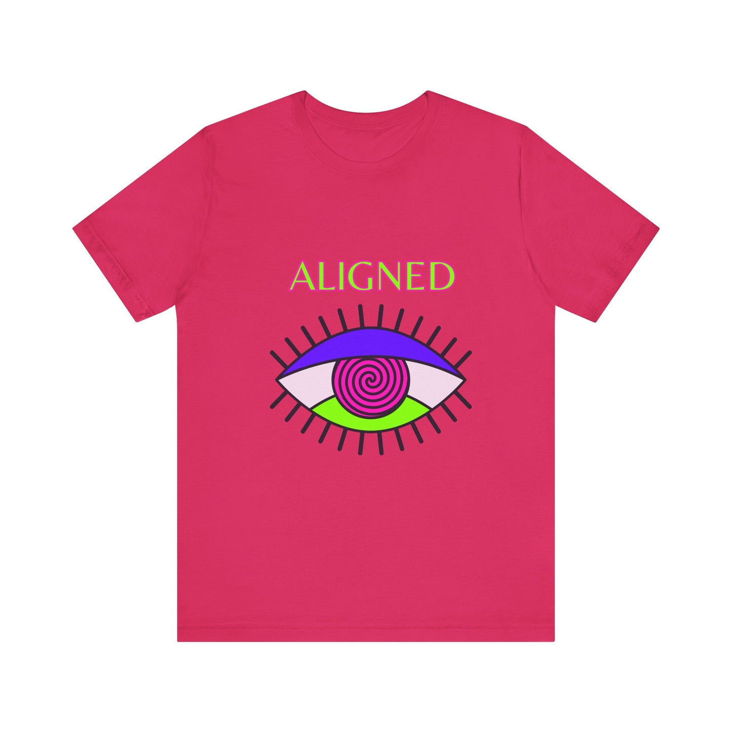 Aligned Eye Unisex Jersey Tee - Positive Vibes T-Shirt
